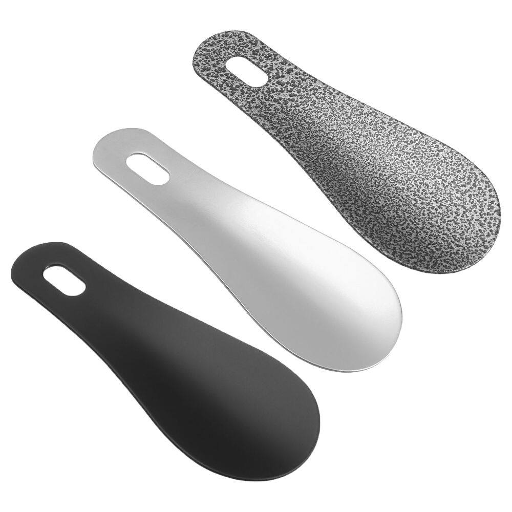 MAXG 3Pcs Professional Mini Shiny Spoon Shape Shoe Puller Stainless