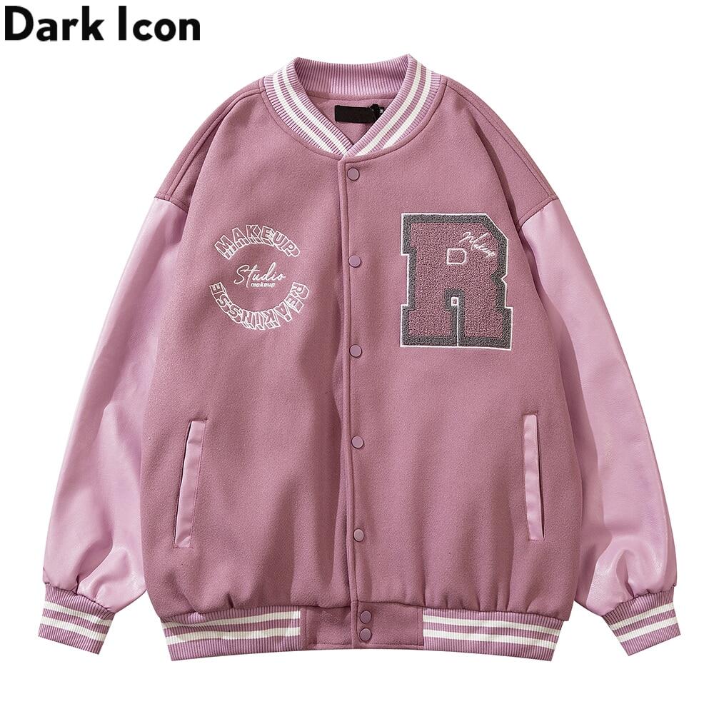 dark pink jacket