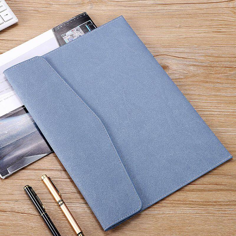 Waterproof Leather A4 Business Briefcase File Folder Document Paper Organizer Storage Bag