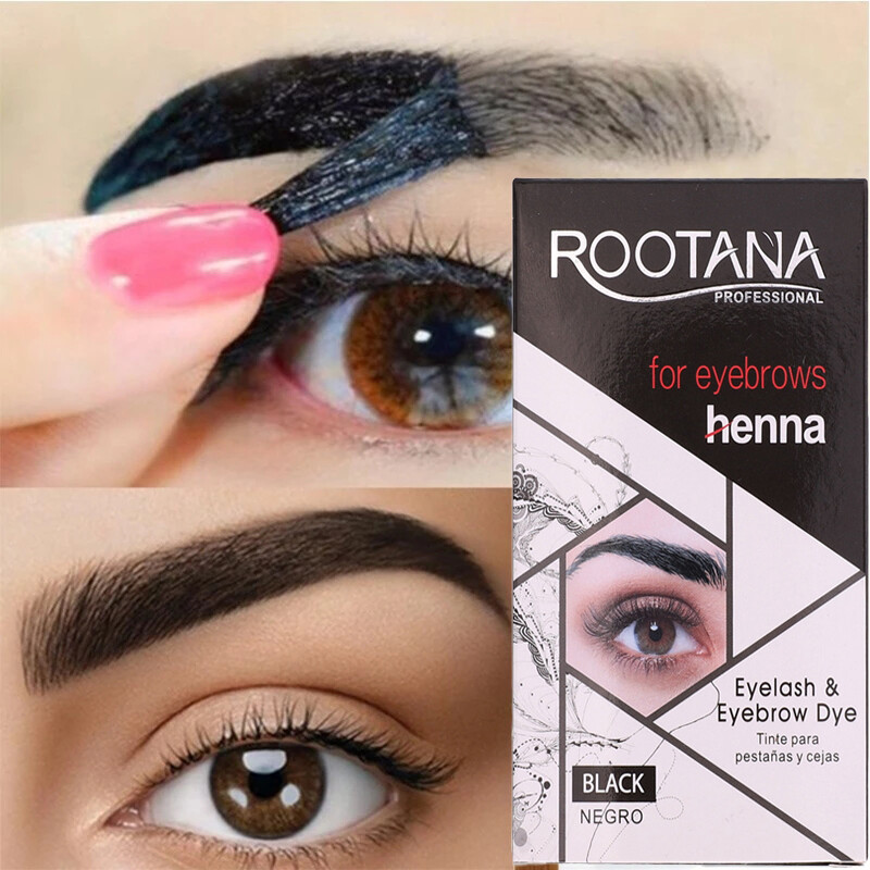 High Quality Makeup Waterproof Long-lasting Eyebrow Dye Tattoo Cream Henna Eyebrow Eyelash Eyebrow Color Eyebrow CreamFeature: