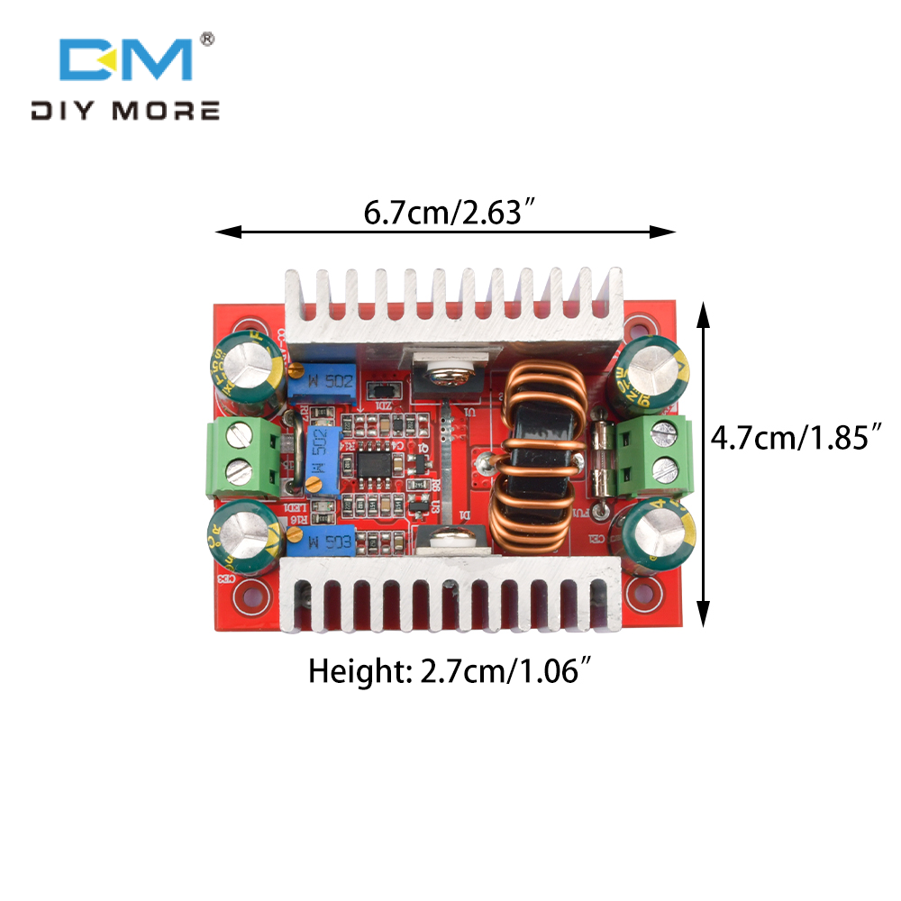 diymore DC-DC 10A High Power Step-down Constant Voltage Constant Current Power Module 150W