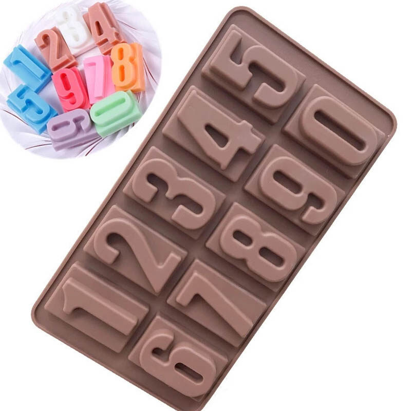 SHOOTHE Food Grade Silicone Chocolate Mold Kitchen Gadgets Baking Accessories Easy Cleaning Biscuits Cake Mould 1Pcs