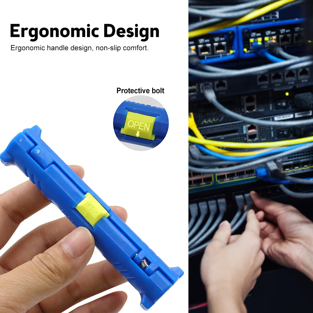 Bút Tước Dây Điện Đa Năng Bút Cắt Dây Cáp Đồng Trục Xoay Máy Tước Dụng Cụ Kìm Cho Dụng Cụ Kéo Cáp