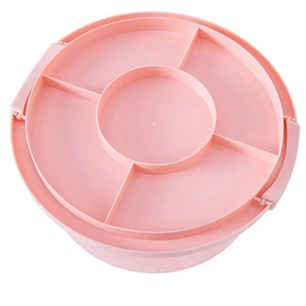 Blesiya Plastic Cake Box Round Cake Storage Carrier Container Lockable Lid