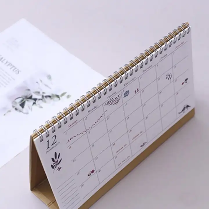 2020 Standing Desk Calendar Desk Stand Up Calendar Runs From Aug