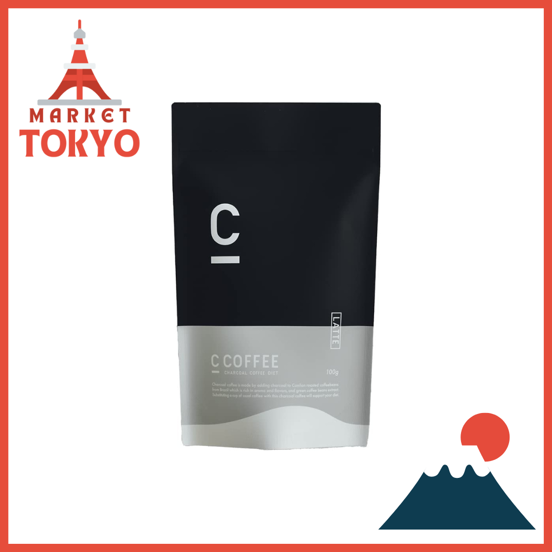 C COFFEE LATTE C COFFEE CCOFFEE 100g charcoal mct oil charcoal