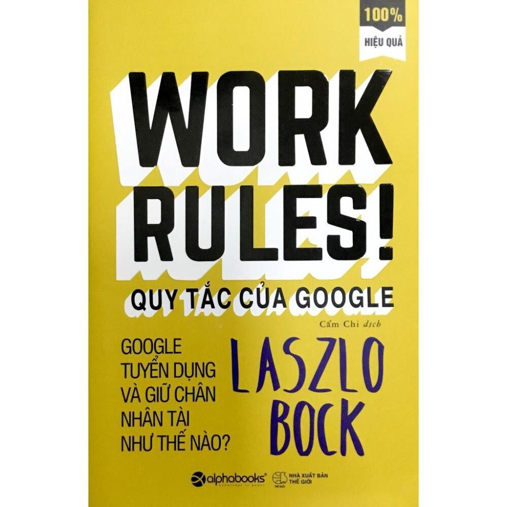 Sách - Quy Tắc Làm Việc Của Google [Alphabooks]