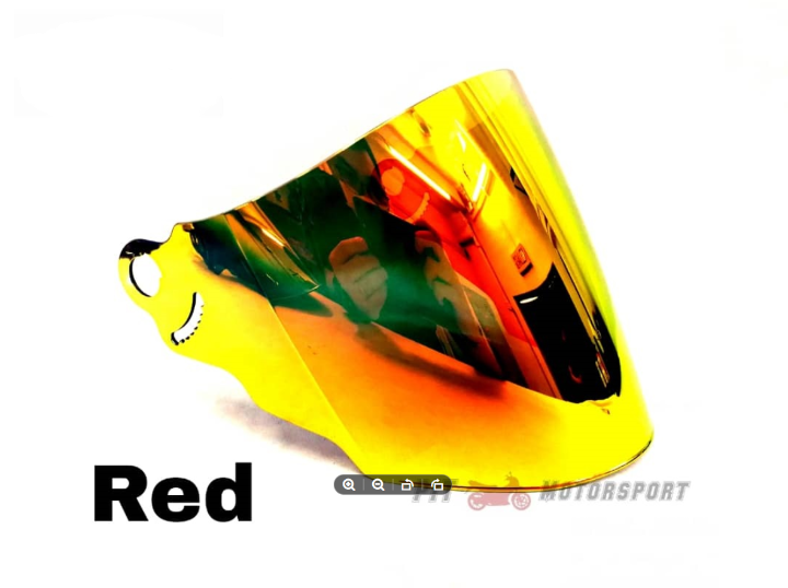 Visor Helmet ARC RITZ 100 Original Smoke Red Blue Gold Rainbow