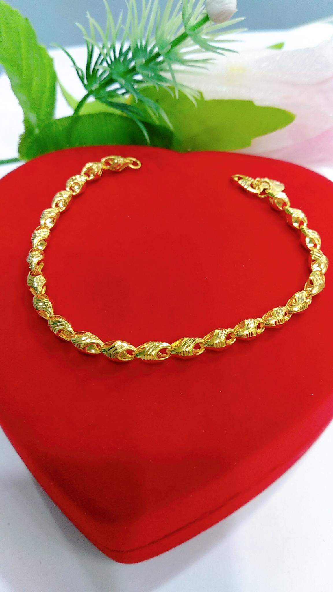 Aihua 916 Gold Snail Design Bracelet Rantai Tangan Corak Siput Emas 916 Lazada