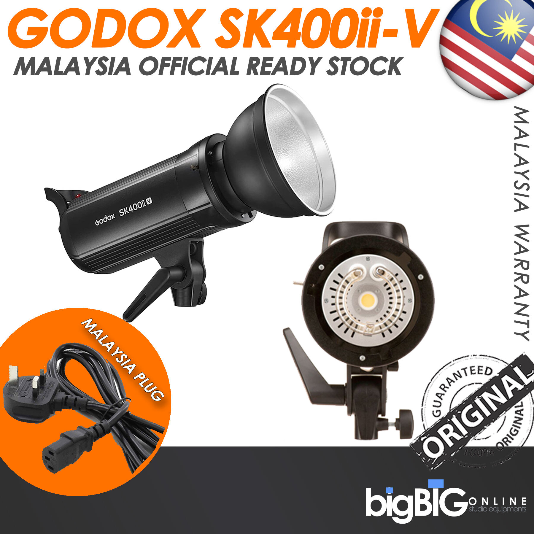 GODOX SK400II-V Indoor Studio Light Lampu Studio 400W SK400II-V