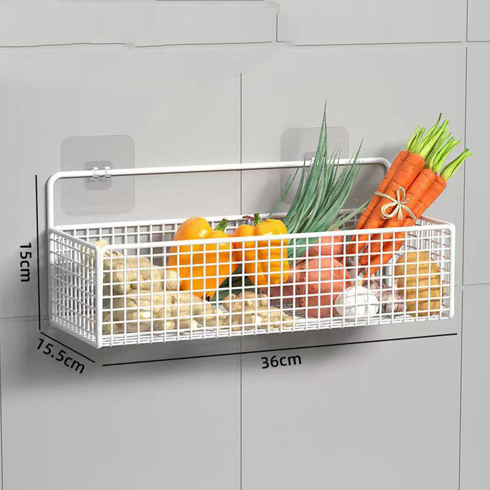 Nhà Bếp Treo giá lưu trữ Treo Tường Lưu Trữ Giỏ Đấm Miễn Phí Treo Giá xếp đồ treo tường Giỏ Cho Ký Túc Xá Phòng Ngủ