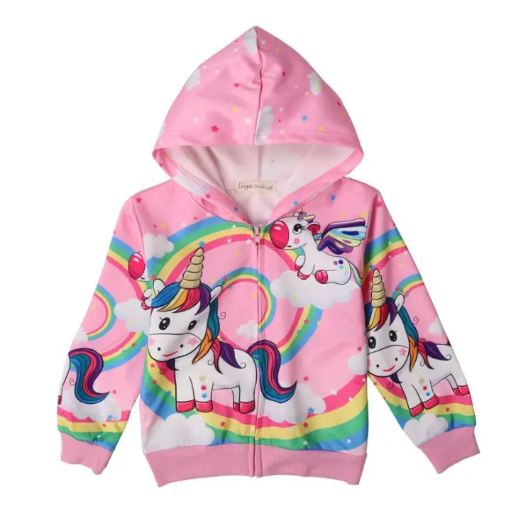 girls unicorn cardigan