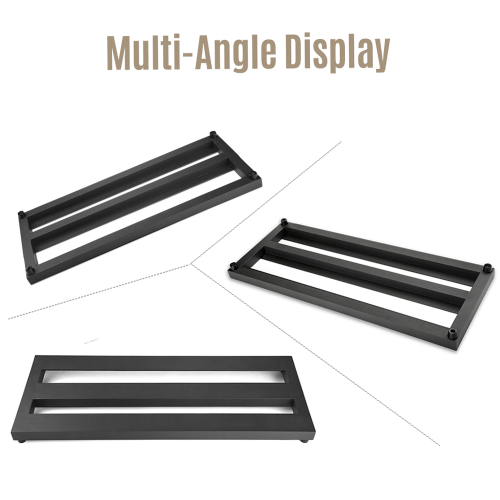 [ammoon]quà bí mật 19.7×7.5 Inch Medium Size Guitar Effect Pedal Board Pedalboard with Carrying Bag
