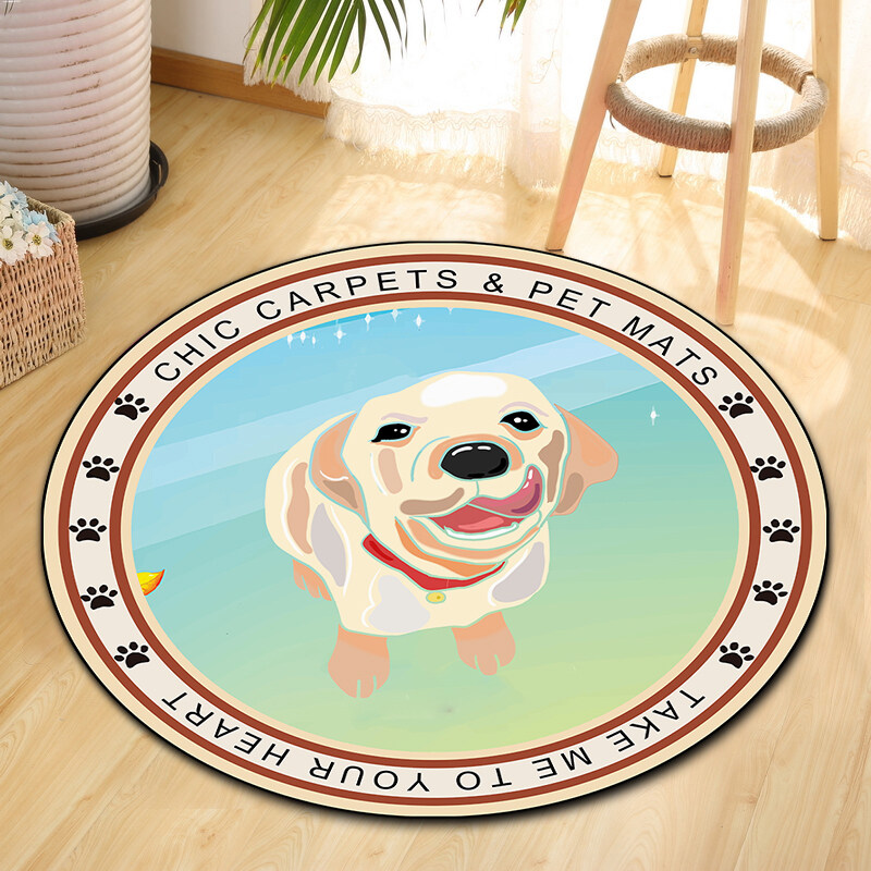 ✔♚✜ Pet Mùa Thông Tư Chăn Miếng Đệm Tròn Cắn Da Lộn Chống Trượt Độ Ẩm Máy Hút Ẩm Chó Mèo Phương Pháp Thảm Ngủ Chiến Đấu
