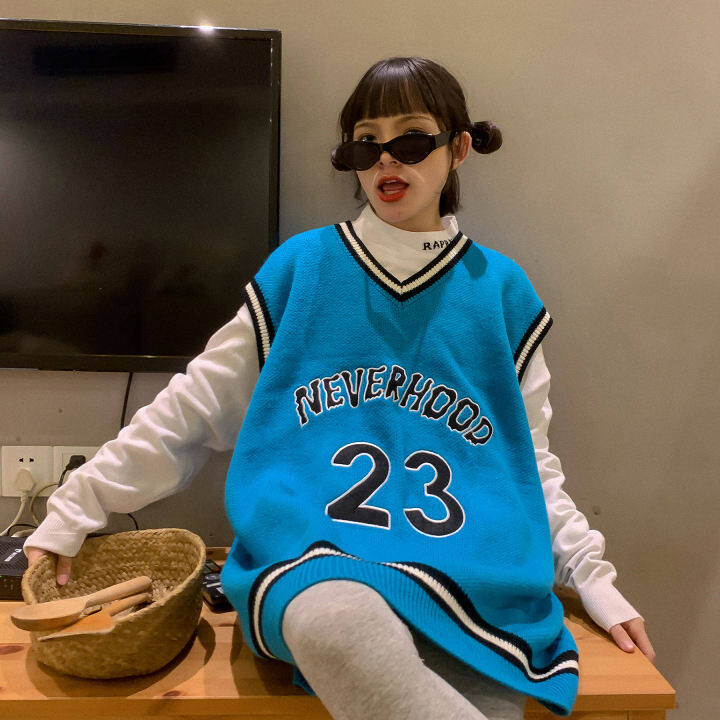 champion sweater vest girl