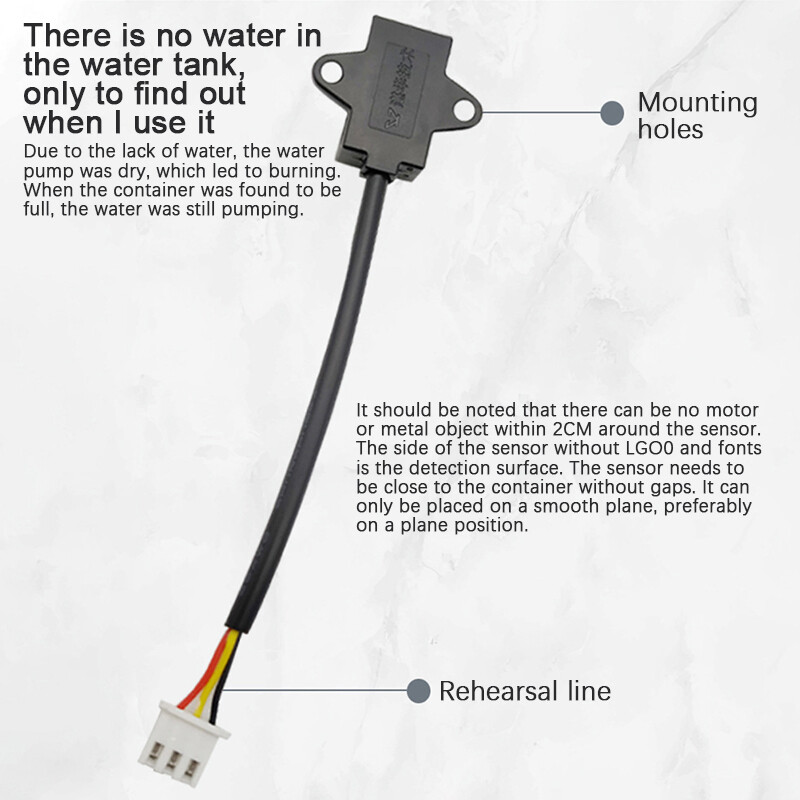 New 3.3V-5V Non Contact Water Level Sensor Capacitive Liquid Level Sensor Liquid Detection Switch Controller Water Level Detector Tool