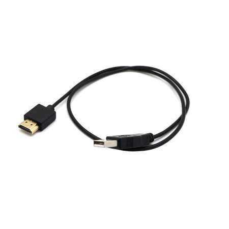 QNSTAR HDMI ตัวผู้ไปเป็นคอนเนคเตอร์ตัวเมียพร้อม USB 2.0 สายชาร์จแบตเตอรี่ Spliter อะแดปเตอร์ Extender