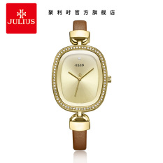 JA-298 thương hiệu đồng hồ thời trang giản dị cá tính không thấm nước da khảm đồng hồ xu hướng nữ đồng hồ (2023 mới nhất) [miễn phí cao cấp hộp quà đặt]