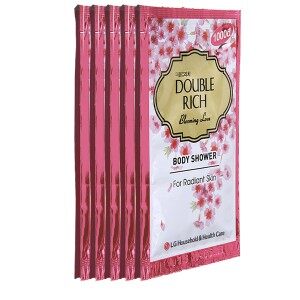 Combo 10 sữa tắm double rich sáng da hoa anh đào 12 gói x 7g
