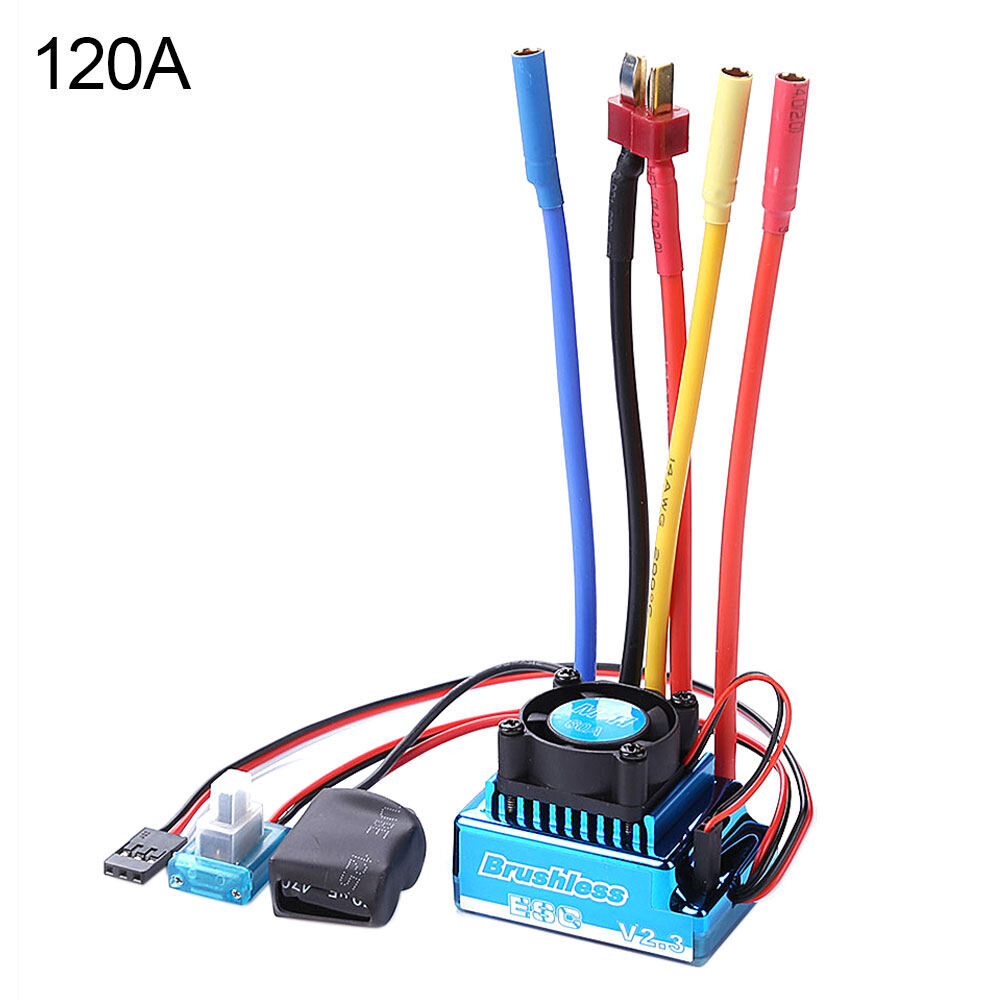 mandari 45A 60A 80A 120A ESC/3900KV Splashproof Brushless Motor for 1:10 RC Car Truck
