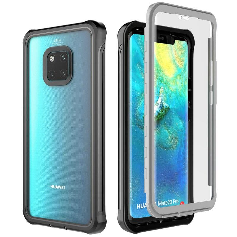 Mate20 Pro คริสตัลเคสสำหรับหัวเหว่ย Mate 20กรณี Pro Clear กรอบหลัง360สำหรับ Huawei Mate 20Pro Funda กันกระแทก