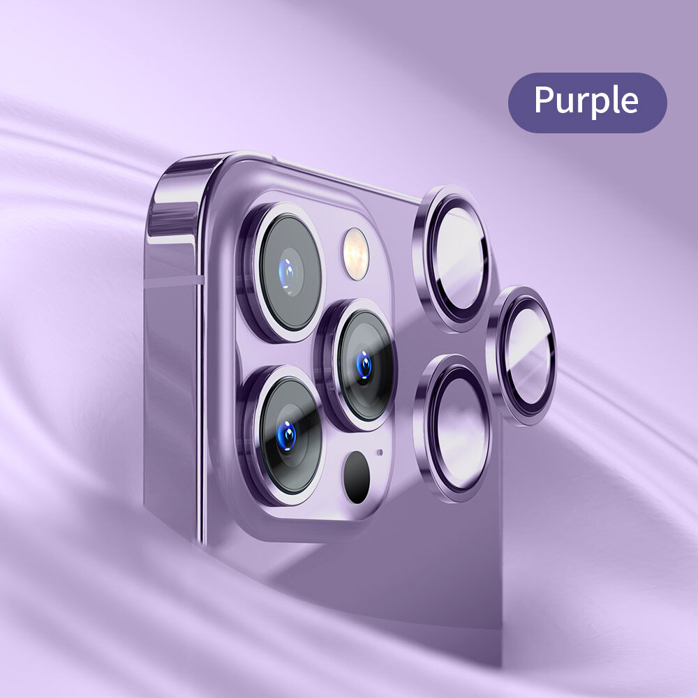 SmartDevil Camera Lens Protector Circle for iPhone 14 iPhone 14 plus HD Corning Glass Alloy Shockproof Lens Screen Protector