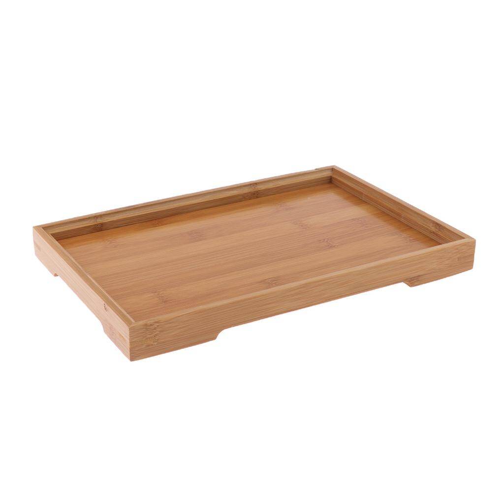 BolehDeals Khay Gỗ Hình Chữ Nhật Trái Cây Snack Món Ăn Bằng Gỗ Tấm Phục Vụ Trà