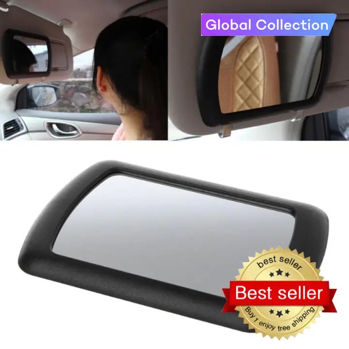 Yong New Sun Visor Mirror Large Car Makeup Sun Shading Mirror Car Cosmetic Mirror Vanity Mirror Auto Supplies Sonnenschutz Schwarz Lazada Singapore