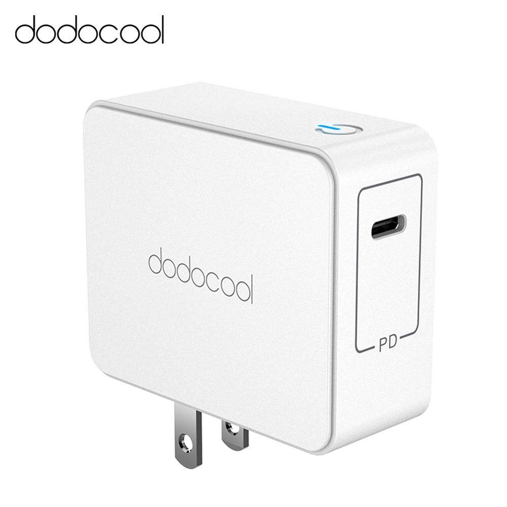Dodocool Etl Terdaftar 45 W USB Tipe-C Charger Dinding dengan Adaptor Daya Pengiriman Daya untuk Huawei/XiaoMi/Samsung/ oppo/Vivo/Huawei P20/Google Chromebook Pixel/Huawei MateBook X/XiaoMi Mi Notebook AIR/Samsung Galaxy S8 +/Nexus 5X/Nexus 6 P