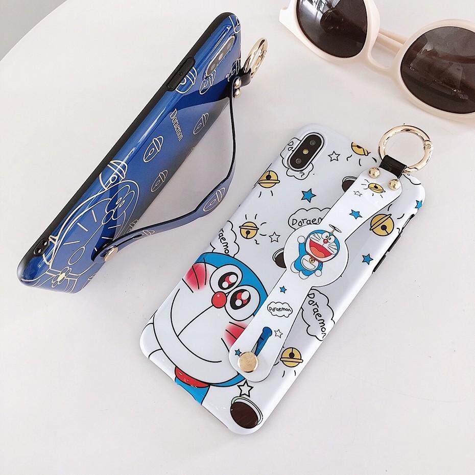 Doraemon Kartun Casing Ponsel Untuk IPhone 7 6 6S 6 Plus X XR X Max Mewah Lucu Anime Tali Pergelangan Tangan Funda Penutup Berdiri Untuk IPhone X Doraemon Kartun Casing Ponsel Untuk IPhone 7 6 6S 6 Plus X XR X Max Mewah Lucu Anime Tali Pergelangan Tangan Funda Penutup Berdiri Untuk IPhone X