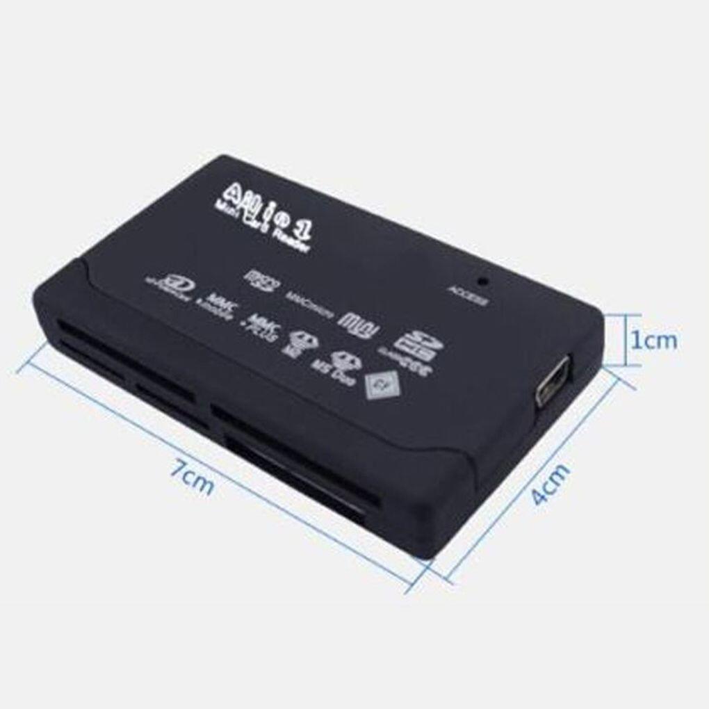 Đầu Đọc Thẻ Tất Cả Trong Một Bộ Chuyển Đổi Đầu Đọc Thẻ SD USB 2.0 Hỗ Trợ TF CF SD Mini SD SDHC MMC MS XD Mới