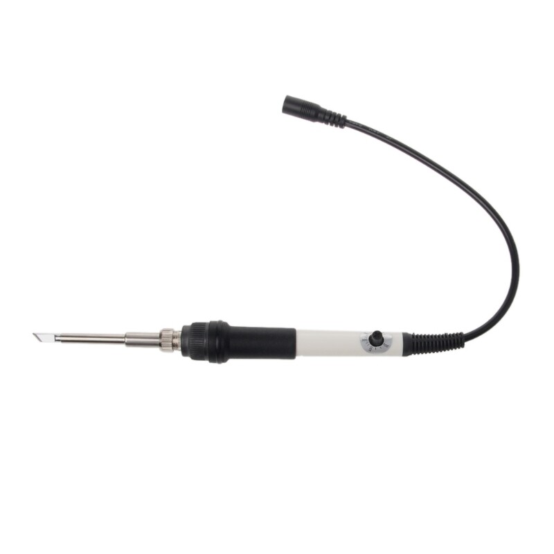 T12 DC 12-24V 75W Mini Electric Soldering Iron Adjustable Temperature+Tip