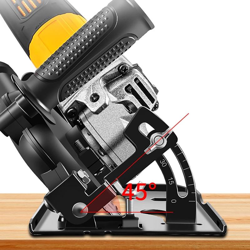 Đế Máy Mài Có Thể Chỉnh Góc Độ Sâu 0 ~ 40Mm Giá Đỡ Universal Đến Máy Mài Cầm Tay Giá Vỏ Bảo Vệ Chế Biến Gỗ Máy Cắt Sửa Đổi