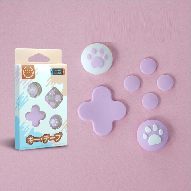 D-pad Move Direction Key Cross ABXY X Button Sticker Joystick Thumb Stick Grip Cap Cover For Nintendo Switch Joy-con Skin Case