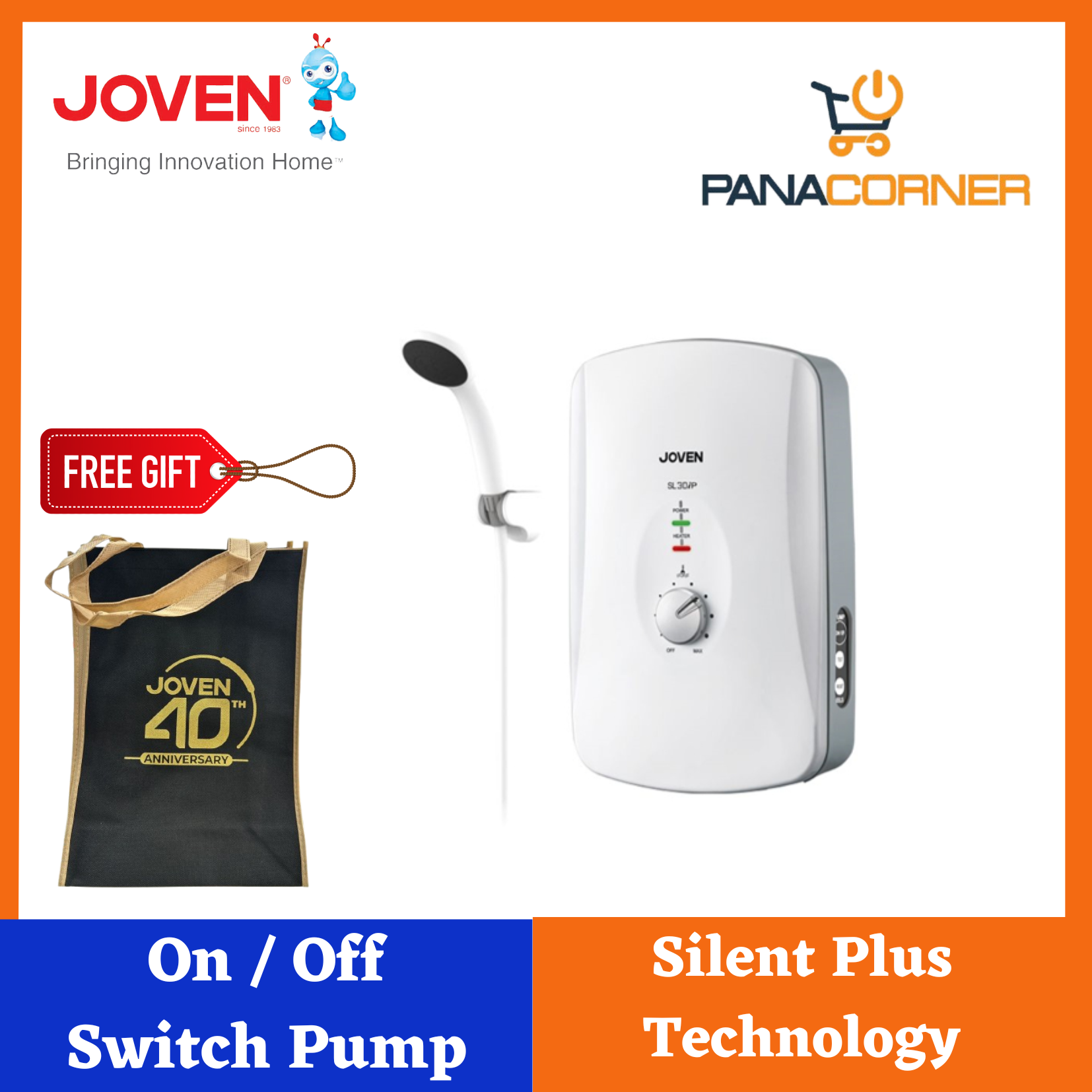 Pump Sl30ip Joven Instant Water Heater With Pump 880p Joven SL30