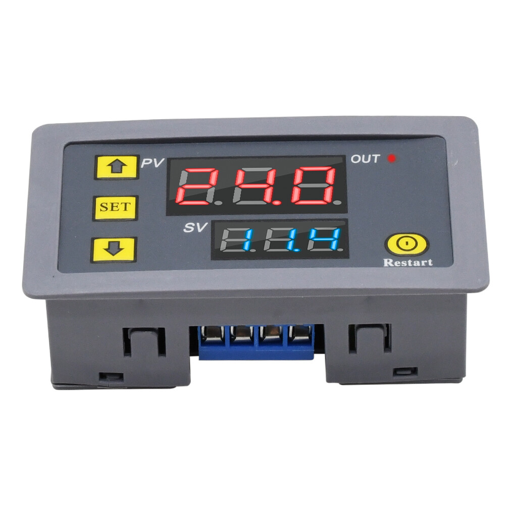 Original AC 110V 220V Digital Time Delay Relay Dual LED Display Cycle Timer Control Switch Adjustable Timing Relay Time Delay Switch
