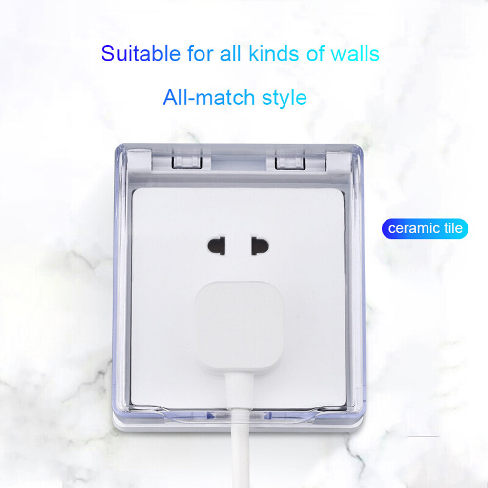 Punch-free switch socket protection cover waterproof universal wall socket dust-proof switch plate protection