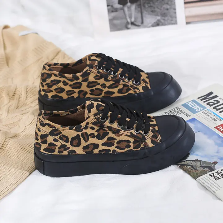 leopard print platform shoes