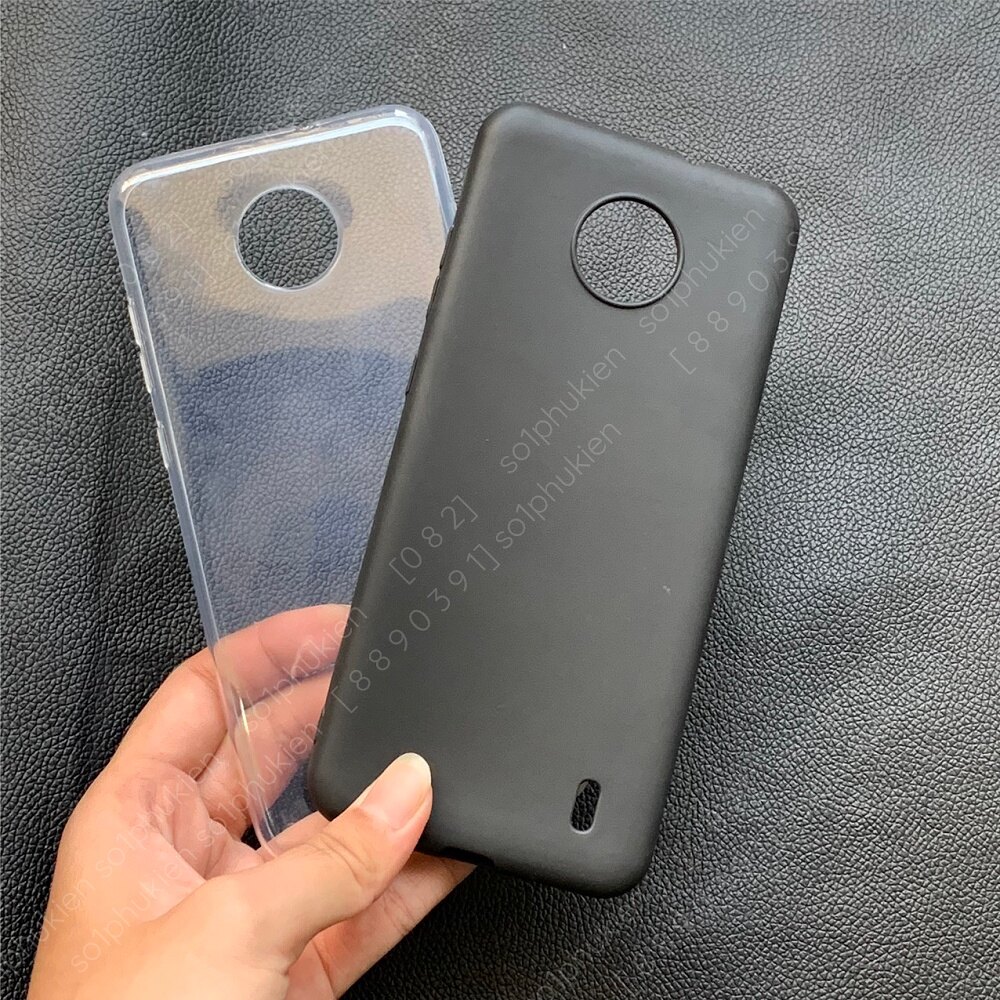 Ốp lưng Nokia C20 dẻo đen TPU, dẻo trong bền đẹp
