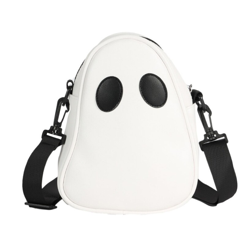 Halloween Funny Ghost Designer Women Shoulder Bag Crossbody PU Leather Bags Female Punk Satchel