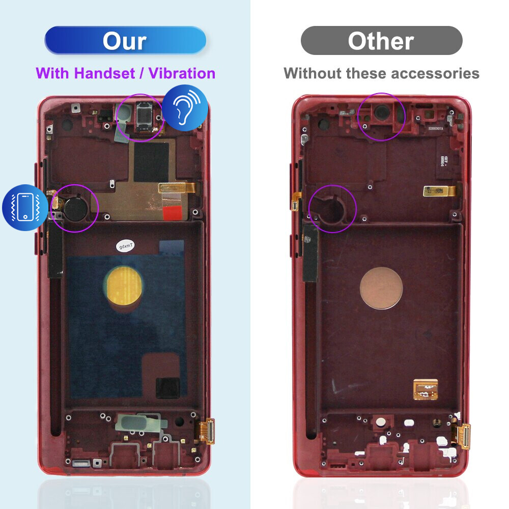 Note10ไลท์ N770จอ Lcd สำหรับ Samsung Galaxy โน้ต10 Lite ชิ้นส่วน