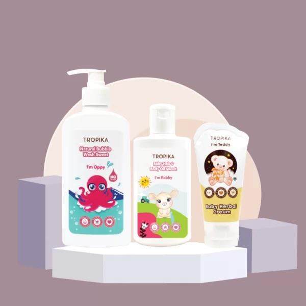 Tropika Baby Hair Body Oil 30ml / 100ml / 230ml Lavender / Happy