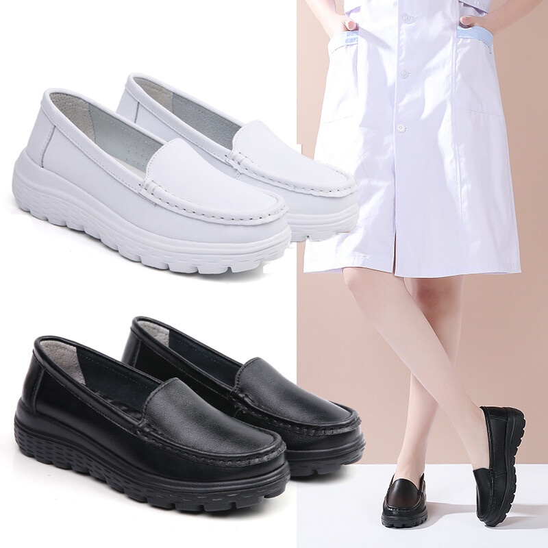 black nursing sneakers