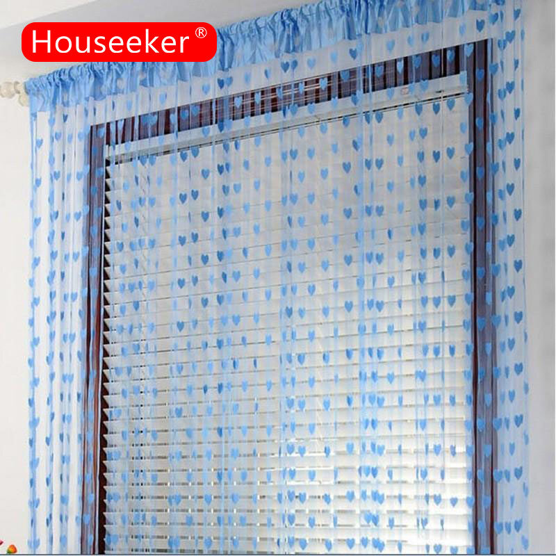 Houseeker Heart String Blinds Curtains Window Room Blinds for Children lace curtains roman shades Curtains
