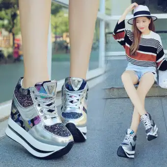 high top fashion sneakers