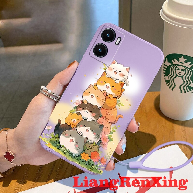 Casing OPPO A57 2022 4g oppo a77s 5g phone case Softcase Liquid Silicone Protector Smooth shockproof Bumper Cover new design YTDMM01