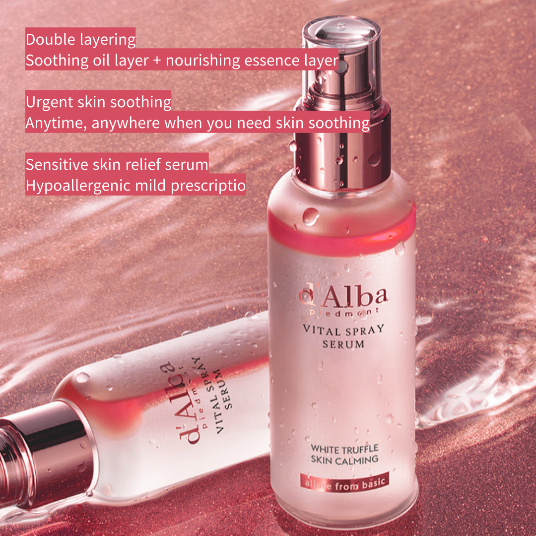 [D'Alba] Xịt Dưỡng Trắng Truffle Vital Spray Serum Mist 100Ml