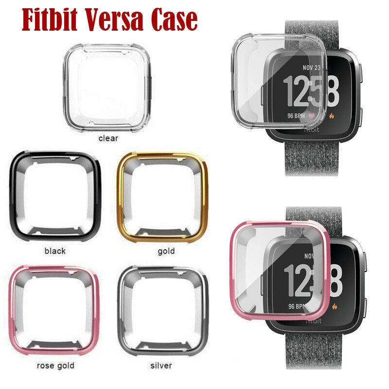 Ốp TPU Siêu Mỏng Silicon Cho Fitbit Versa Ốp Khung Bảo Vệ Màn Hình