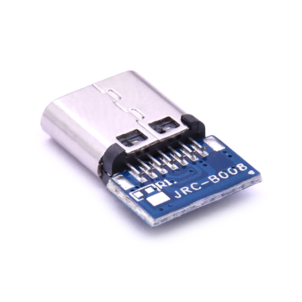 10 Cái Đầu Nối Micro USB 2.0 Loại C Ổ Cắm Cái 14 Chân Ổ Cắm Thông Qua Lỗ PCB 180 Dọc Lá Chắn, USB
