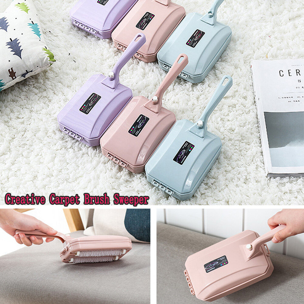 Handheld Plastic Cleaning Tools Rug For Carpet Table Sofa Bed Household Crumb Roller Brush Cleaner Sweeper Lint Rollers